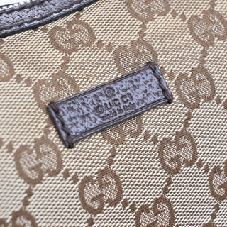 Gucci Saddle Zip Messenger Bag GG Canvas