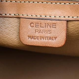 Celine Vintage Macadam Shoulder Bag Canvas