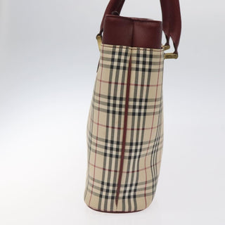 Burberry Nova Check Tote Canvas and Leather