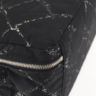 Chanel Travel Line Boston Bag Printed Nylon