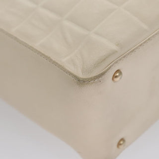 Chanel Chocolate Bar CC Shoulder Bag Quilted Leather