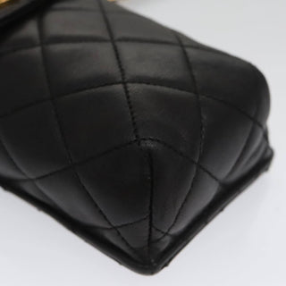 Chanel CC Phone Pouch with Chain Quilted Lambskin