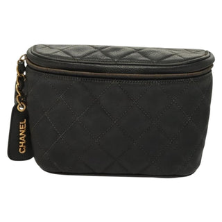 Chanel CC Charm Belt Bag Quilted Caviar