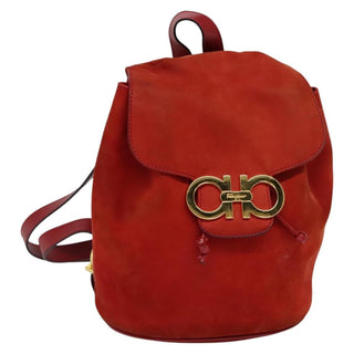 Salvatore Ferragamo Gancini Backpack Suede