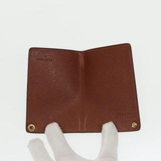 Louis Vuitton Porte Cartes Pression Card Case Monogram Canvas