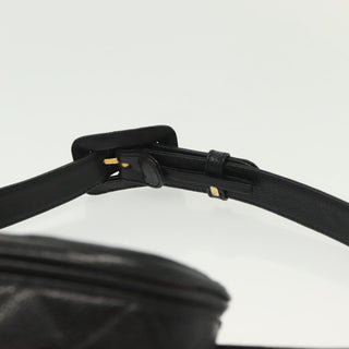 Chanel Zip Around Belt Bag Quilted Caviar