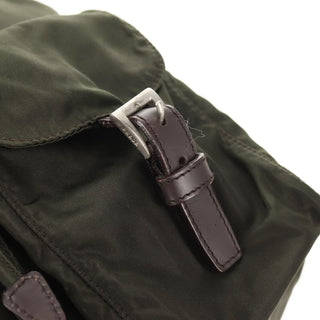 Prada Double Front Pocket Backpack Tessuto
