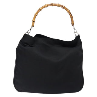 Gucci Vintage Bamboo Shoulder Bag Nylon
