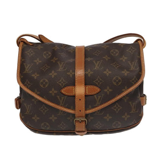 Louis Vuitton Saumur Handbag Monogram Canvas