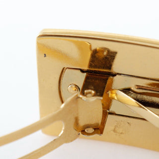 Chanel Barrettes Logo Chanel Plated Gold