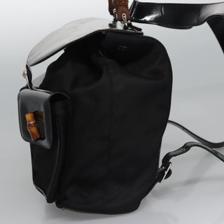 Gucci Vintage Bamboo Backpack Patent