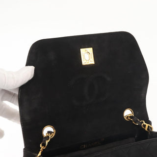 Chanel Vintage Clutch Pleated Leather