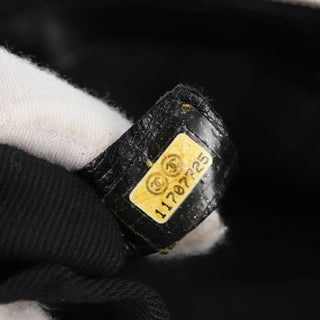 Chanel Optic Coco Bowler Bag Printed Coated Canvas with Caviar