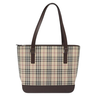 Burberry Nova Check Tote canvas check pattern