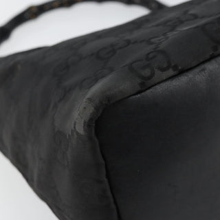 Gucci Vintage Bamboo Hobo GG Canvas