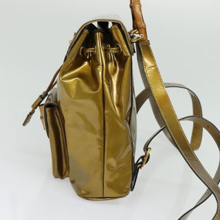 Gucci Vintage Bamboo Backpack Patent
