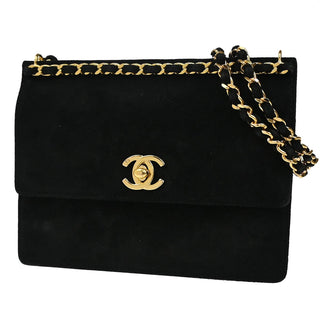 Chanel Flap shoulder Bag velvet