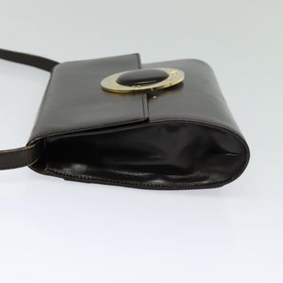 Celine Vintage Circle Logo Crossbody Bag Leather