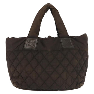 Chanel Coco Cocoon Zipped Tote Quilted Nylon