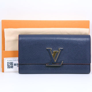Louis Vuitton Capucines Long Wallet Leather