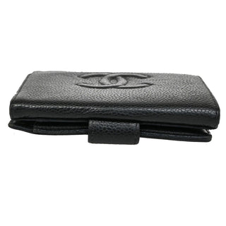 Chanel Vintage Timeless Bifold Wallet Caviar