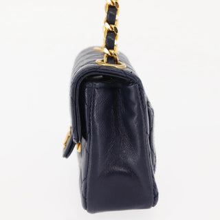 Chanel Square Classic Single Flap Top Handle Bag Quilted Lambskin