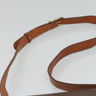 Celine Vintage Macadam Shoulder Bag Canvas and Leather