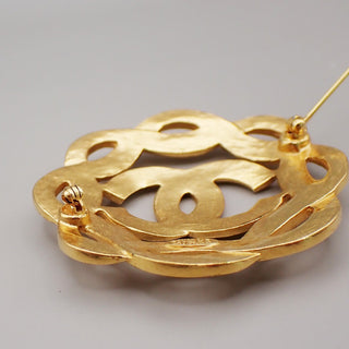 Chanel Vintage CC Logo Brooch Metal