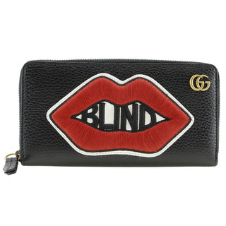 Gucci GG Marmont Zip Around Wallet Leather