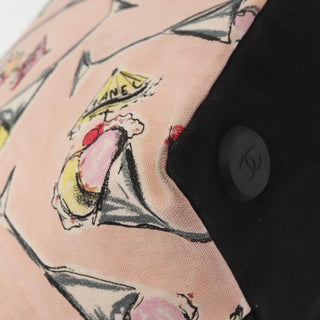 Chanel Ice Cream Sundae Shoulder Bag Printed Canvas