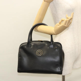 Celine Circle Logo Handbag Leather