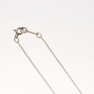 Tiffany & Co. Elsa Peretti Cross Pendant Necklace Sterling Silver