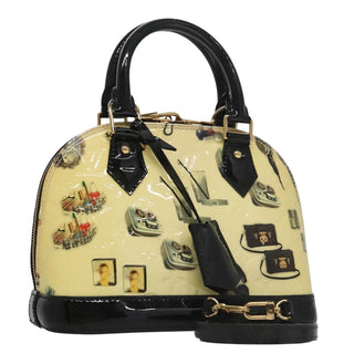 Louis Vuitton Alma Handbag Limited Edition Stickers Monogram Vernis