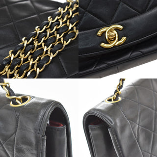 Chanel Vintage Diana Flap Bag Quilted Caviar