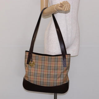 Burberry Nova Check Tote canvas check pattern