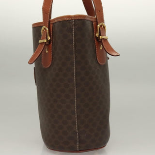 Celine Vintage Macadam Handbag Leather