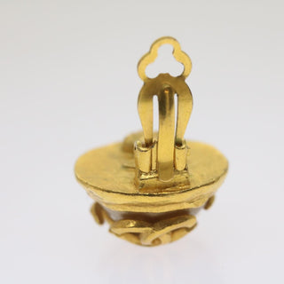 Chanel Vintage Triple cc earrings Metal