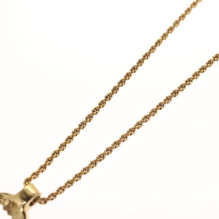 Christian Dior CD Pendant Necklace Gold-plated