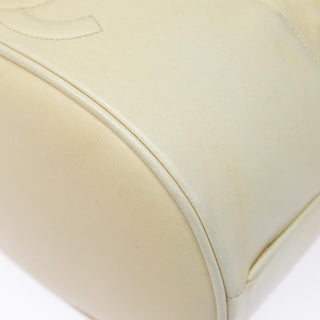 Chanel Vintage CC Drawstring Bucket Bag Lambskin