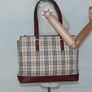 Burberry Nova Check Tote canvas check pattern