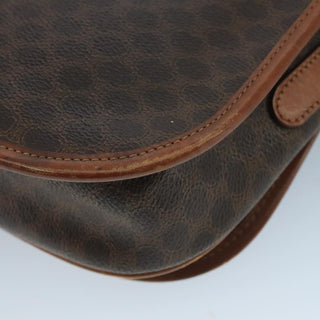 Celine Macadam Shoulder Bag PVC Leather