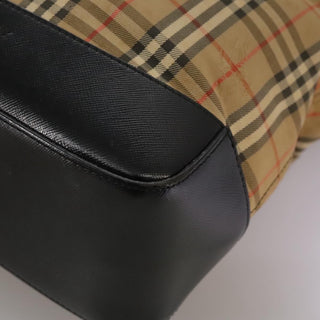Burberry Nova Check Tote canvas check pattern