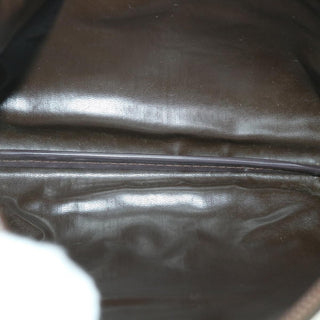 Burberry Nova Check Chain Satchel Leather