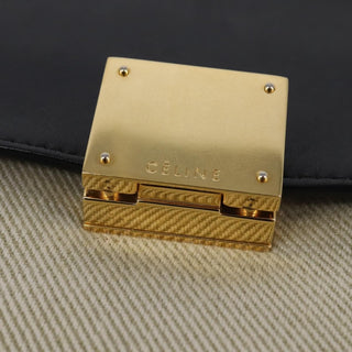 Celine Trapeze Bag Canvas with Leather