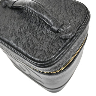 Chanel Vintage Timeless Vanity Case Caviar