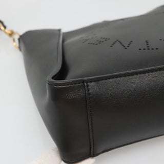 Stella McCartney Logo Crossbody Bag Perforated Faux Leather