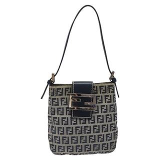 Fendi Vintage Shoulder Bag Zucca Canvas