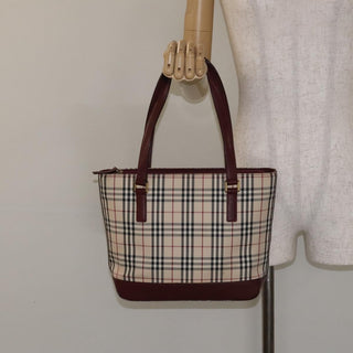 Burberry Nova Check Tote canvas check pattern