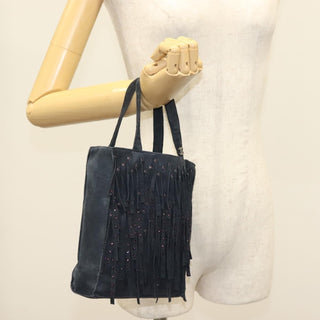 Chanel Vintage Fringe Tote Suede
