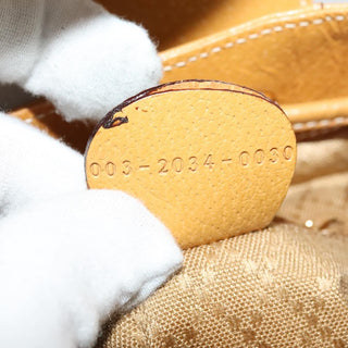 Gucci Vintage Bamboo Backpack Leather